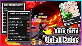 ⛩️ Demon Soul Simulator Script  Auto Farm  Get all Codes [upl. by Gnihc]