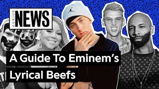 A Timeline Of Eminem’s Lyrical Beefs  Genius News [upl. by Ziza]