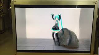 初音ミクが3D？！ 透過液晶ディスプレイ [upl. by Nnylamme911]