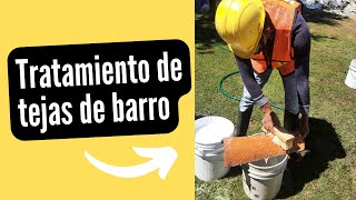 ✅Cómo hacer el Tratamiento a TEJAS de Barro Episodio 2 Remodelación [upl. by Ylevol]