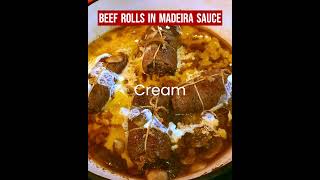 Beef Rolls in Creamy Madeira 🇵🇹 Sauce with Pearl Onions amp Mushrooms🍄‍🟫🍄‍🟫creamy lunch dinner [upl. by Moulton]