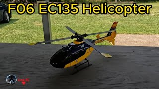 F06 EC135 RC Helicopter for Beginner Pilots  Easy To Fly  Review and 1st Flight [upl. by Mulvihill604]