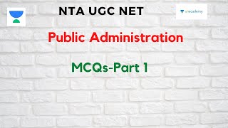 Public administration MCQs [upl. by Wendolyn831]