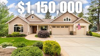 Inside A 115 MILLION Spokane Valley Washington Home Luxury Listing in Spokane WASpokane WA Suburb [upl. by Baumann472]