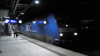 Nachtzüge in Hamburg mit SJ RDC UEX und Nightjets  Entladung in HamburgAltona [upl. by Marietta]