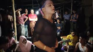 Rohingya best female singer Setara Singing In Refugees Camp [upl. by Gurney]