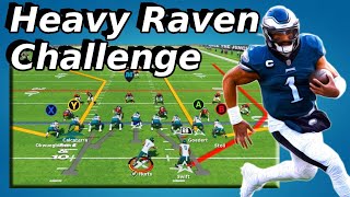 Madden 24 Challenge Dominating with the Gun Heavy Raven Formation  Philadelphia Eagles Gameplay [upl. by Enwahs]