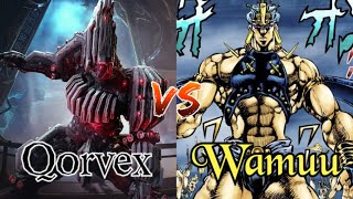 Qorvex vs Wamuu  Who wins Warframe vs Jojo [upl. by Annawik788]