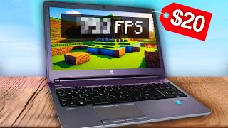 How I Optimized A 20 Laptop To  FPS in Minecraft [upl. by Jeffery190]