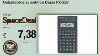 Calcolatrice scientifica Casio FX220 [upl. by Longwood]