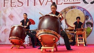 Festival dellOriente  MASA DAIKO Taiko tamburi da guerra giapponesi [upl. by Kallman611]