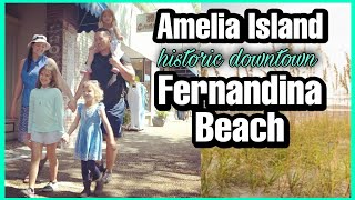 Amelia Island Florida  Historic Downtown Fernandina Beach Florida  Our National Adventure [upl. by Yokum681]