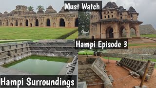 Rani Mahal  Royal Palace  Mahanavami Dibba  Elephant Stables  Hampi Episode 3 [upl. by Cyrilla]