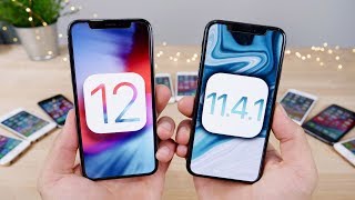 iOS 12 vs 1141 FINAL Speed Test Actually 2x Faster [upl. by Dredi763]