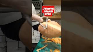 Peeling sweet potatoes easy way sweetpotato food sweetpotatoleaves reddit potatopeel potato [upl. by Ocihc]