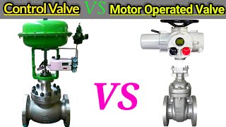 Control Valve vs Motor Operated Valve  What is Different Between Control Valve and MOV [upl. by Doerrer]