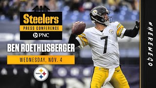 Steelers Press Conference Nov 4 Ben Roethlisberger [upl. by Wardlaw]