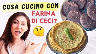 Prendi la FARINA DI CECI e fai queste 3 RICETTE SENZA UOVA 😮 [upl. by Hairacaz]