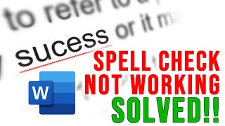 How to Fix the Spell Check Not Working in Word  4 Easy Ways [upl. by Oni304]