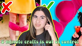 5 minute crafts GIRLY HACKS will actually ruin your life [upl. by Charleton]