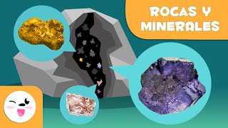 ROCAS y MINERALES para niños  ¿En qué se diferencian  Ciencias para niños [upl. by Drareg937]