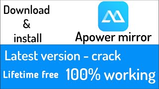 Downlode ApowerMirror Premium Free For Lifetime  100 guarantee [upl. by Shabbir]