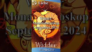 Widder LIEBE ❤️ Horoskop September 2024 [upl. by Nalrah]