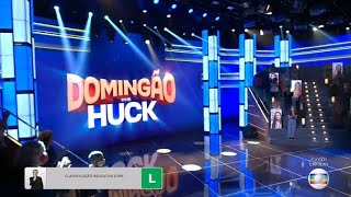 Início do quotDomingão com Huckquot ao vivo 12092021 Globo [upl. by Izzy525]