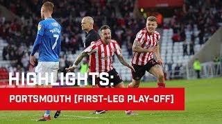 Highlights Sunderland v Portsmouth firstleg PlayOff [upl. by Noellyn]