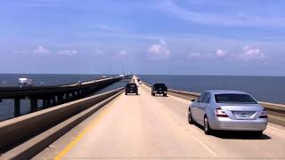 The Worlds Longest Overwater Bridge the Lake Pontchartrain Causeway [upl. by Agnot]