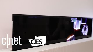 LG Display makes a 65inch TV that actually rolls up [upl. by Amand4]