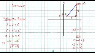 Distance in the Coordinate Plane [upl. by Eniliuqcaj893]