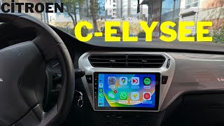 CİTROEN CELYSEE 9 İNÇ ANDROİD MULTİMEDYA SİSTEMİ  citroen carplay [upl. by Shulins]