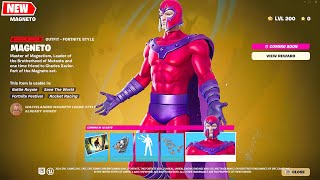 All Magneto Cosmetics Rewards Fortnite [upl. by Yasmeen503]