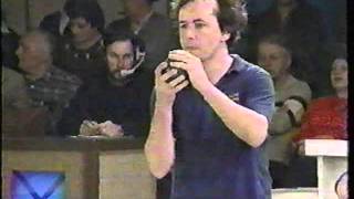 Candlepin Bowling From Sammy Whites Don Richmond vs Bob Bergmann [upl. by Ttekcirc]