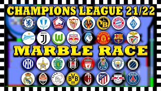 Champions League Marble Race 202122 [upl. by Gigi575]