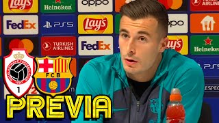 RUEDA PRENSA IÑAKI PEÑA ROYAL ANTWERP v FC BARCELONA [upl. by Ijan]