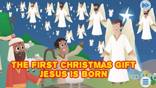 The First ChristmasGift Jesus is born  Bible for Kids [upl. by Kcuhc]