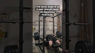 Single acclimation working up to a 3rm test benchpress powerlifting workoutmotivation [upl. by Vine]