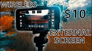 Pantalla táctil inalambrica BARATA para tu camara DSLR y filmar qDslrDashboard [upl. by Olecram]
