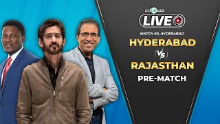 SRHvRR  Cricbuzz Live PatCummins opts to bat first vs RR Markram out Jansen in for SRH [upl. by Attenna706]