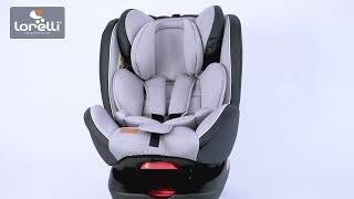 Въртящо се детско столче за кола Lorelli Nebula Isofix 360° 036 кг  КОМСЕД [upl. by Esereht]