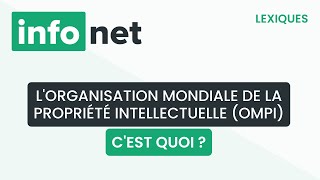 Lorganisation mondiale de la propriété intellectuelle OMPI cest quoi  définition lexique [upl. by Marzi]