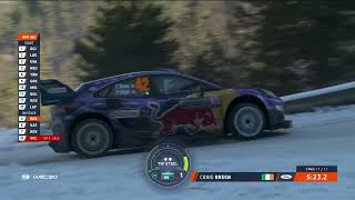 2022 Rallye Monte Carlo Saturday Highlights  challenging mountain stages with snow and ice [upl. by Nyloj]