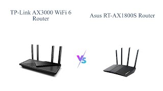 TPLink AX3000 vs ASUS RTAX1800S WiFi 6 Router Comparison 📶 [upl. by Rimma]