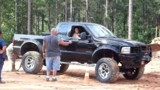 70211 July Bash Hardcore Creek in Carlton GA F250 Big Dogs 1st runMOV [upl. by Margeaux]