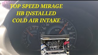 MITSUBISHI MIRAGE HATCHBACK TOP SPEED [upl. by Kirwin]