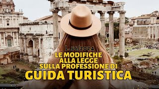 Le modifiche alla legge sulla professione di guida turistica  L n 562024 [upl. by Linc]