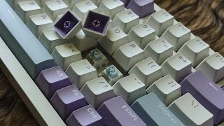 Ajazz AK820 Sea Salt Switches  Sound Test [upl. by Eidod512]