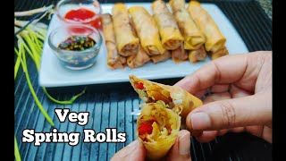 Spring Rolls Veg Spring Rolls How to make veg spring rolls Chinese Spring Rolls Recipe [upl. by Yrreb]